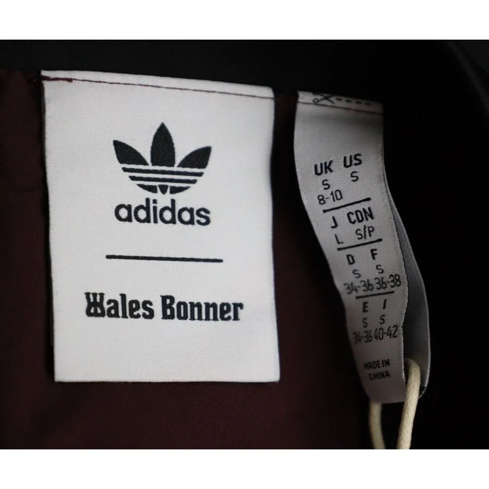 adidas x Wales Bonner Women Satin Skirt Black Size S JW6244 NWT $250